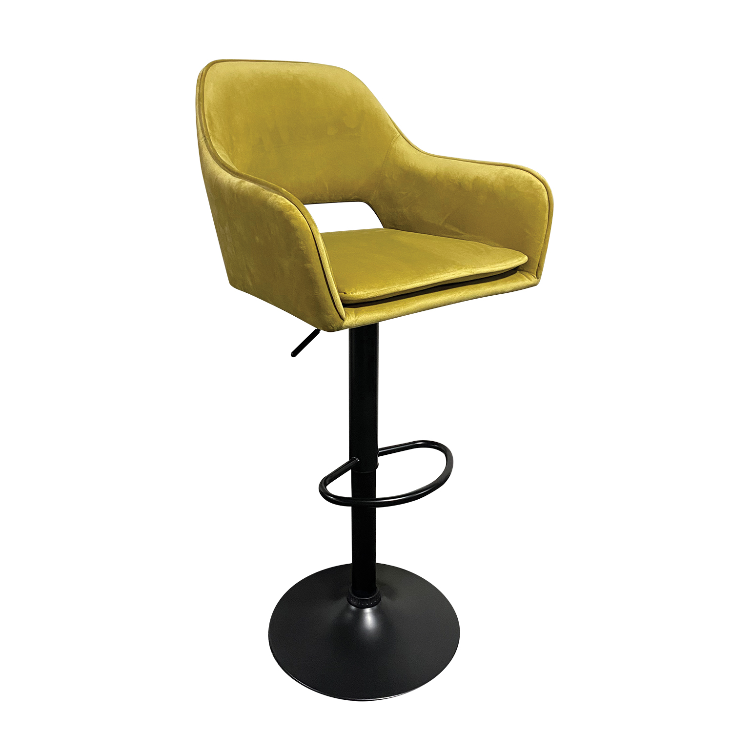 Adjustable Barstools Bar Stool Mustard Yellow SHAND Bar Stool