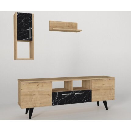 Composition UTAH Sapphire / Brown Particleboard 140x29.5x46cm