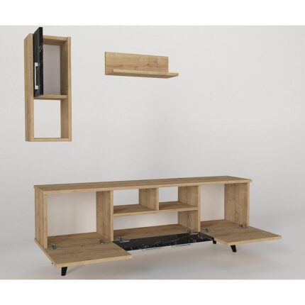 Composition UTAH Sapphire / Brown Particleboard 140x29.5x46cm