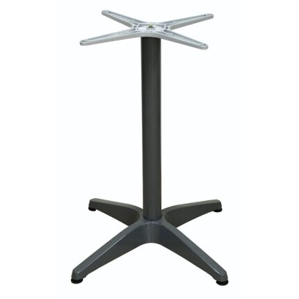 RINA 4ΝΥΧΗ 66Χ66Χ73εκ.(Σ/Ρ)DARK GREY ΒΑΣΗ ΑΛΟΥΜΙΝΙΟΥ ΜΕ ΡΕΓ/ΡΟΥΣ