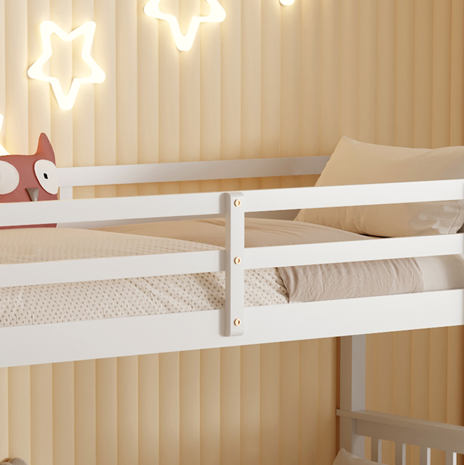 bunki Elements International Sami Gray Twin/Full Bunk Bed