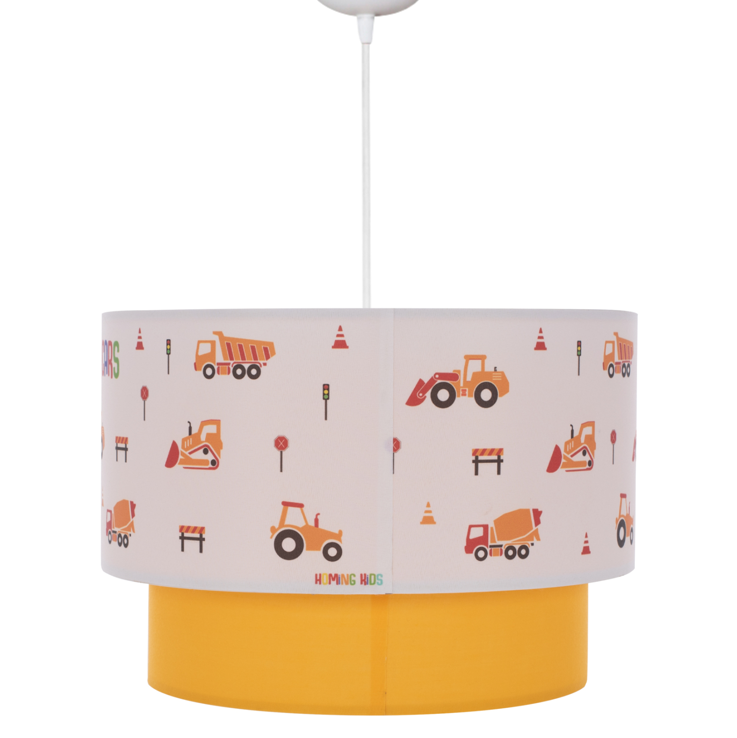 PENDANT CEILING LAMP BALOO KIDS' ROOM DOUBLE WHITE