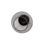 CEILING PENDANT LAMP HM4171 BLACK METAL MESH CAP Φ13x125Hcm.