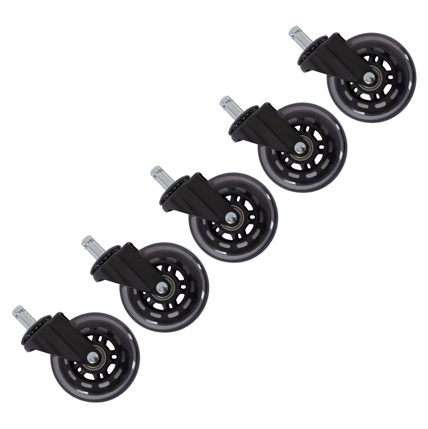 CASTER WHEELS HM1179 5PCS SET SPARE PARTS FOR OFFICE CHAIRS