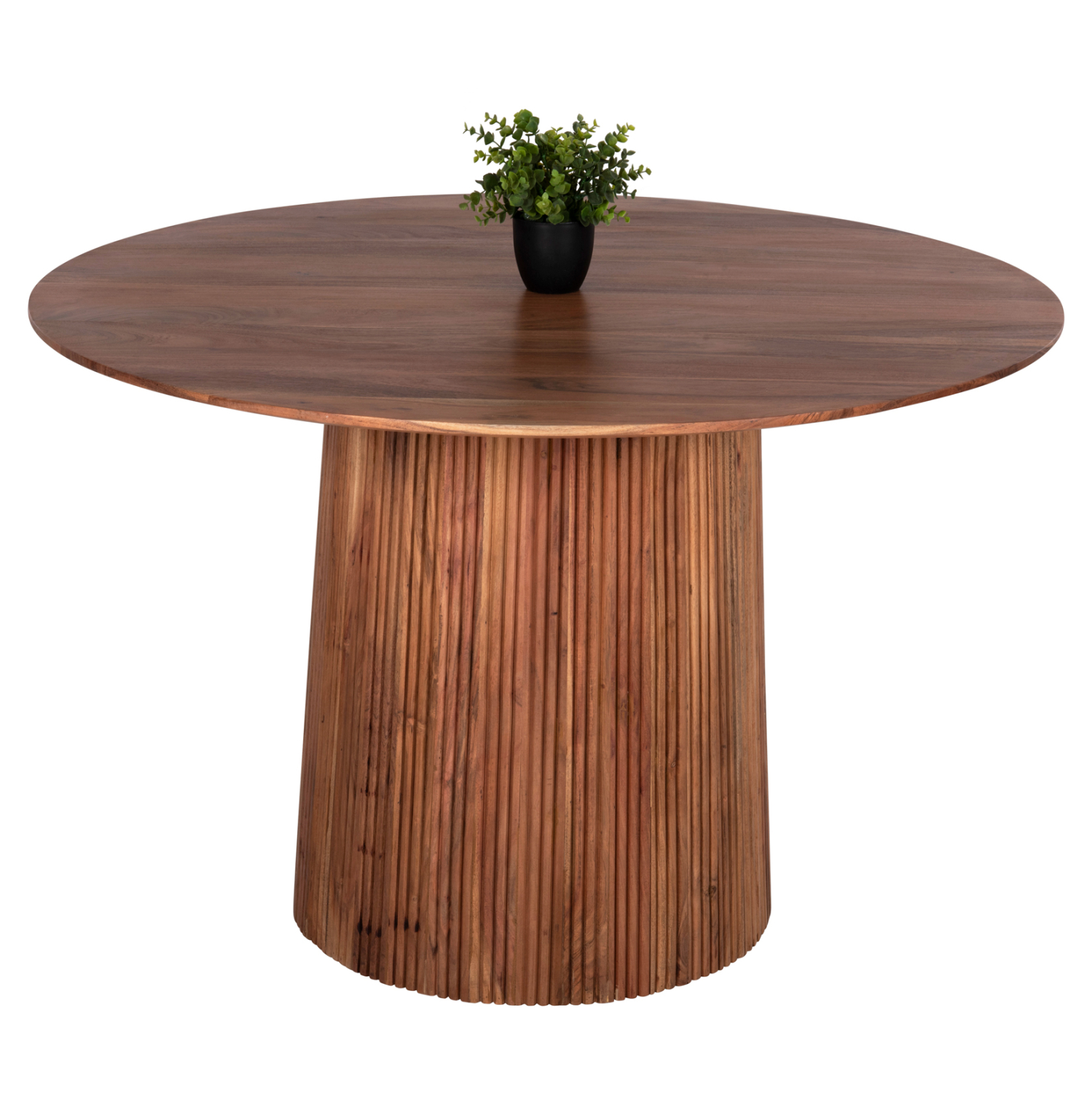 DINING TABLE ROUND GROOT HM9684 SOLID ACACIA WOOD IN NATURAL