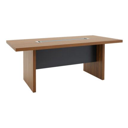 Professional conference table Oscar pakoworld walnut-anthracite 200x100x76cm
