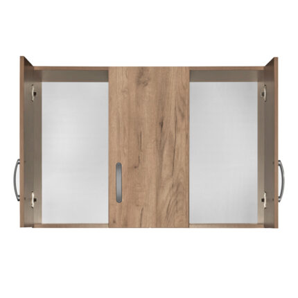 Cabinet Zelia pakoworld 3 doors oak 90x42x60cm