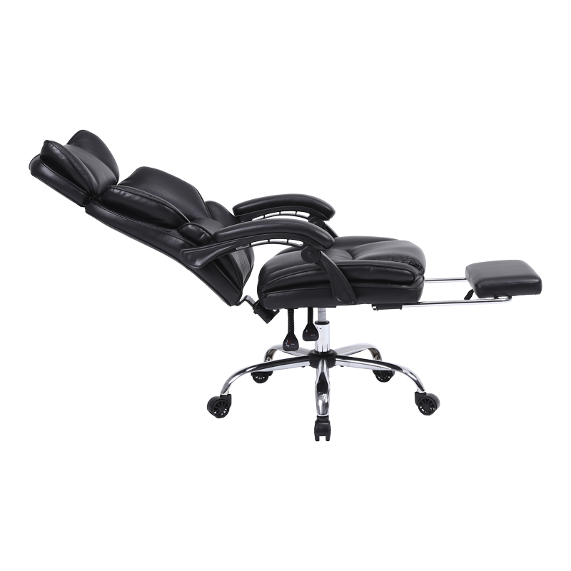 Manager's office chair with footrest Zance pakoworld black