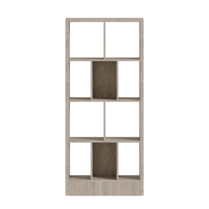 Bookcase Dividre pakoworld sonoma oak melamine 80x30x181cm