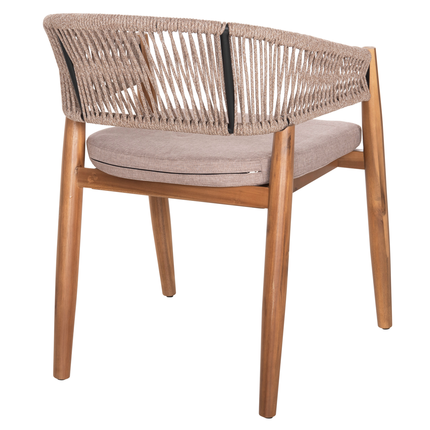 OUTDOOR DINING CHAIR NAVAN ACACIA WOOD IN NATURAL-NYLON