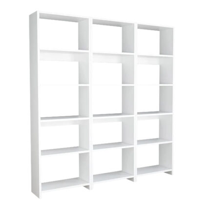 Rabuku pakoworld bookcase in white shade 146x22x160cm