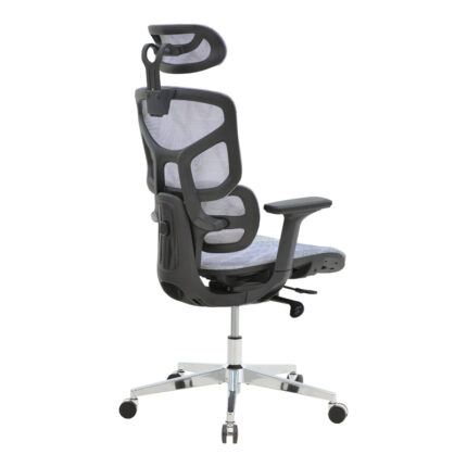 Director's office chair Karlo pakoworld blue mesh fabric 72x70x112cm