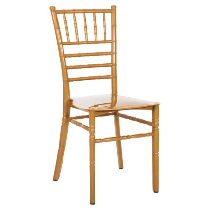 POLYPROPYLENE CATERING CHAIR TIFFANY NEW HM8058.05 GOLD 41.2x49.7x89Hcm.