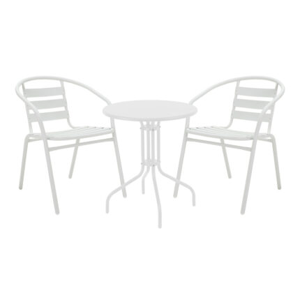 Vergo-Tade pakoworld dining table white metal Φ60x70cm