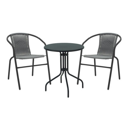 Vergo-Obbi pakoworld dining table black metal Φ60x70cm