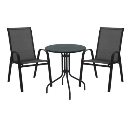 Vergo-Calan pakoworld dining table black metal Φ60x70cm