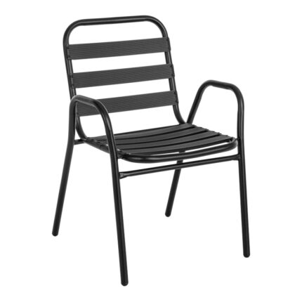 Vergo-Sussie pakoworld dining table black metal Φ60x70cm
