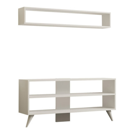 Prestige pakoworld living room set in white 120x29.6x50cm