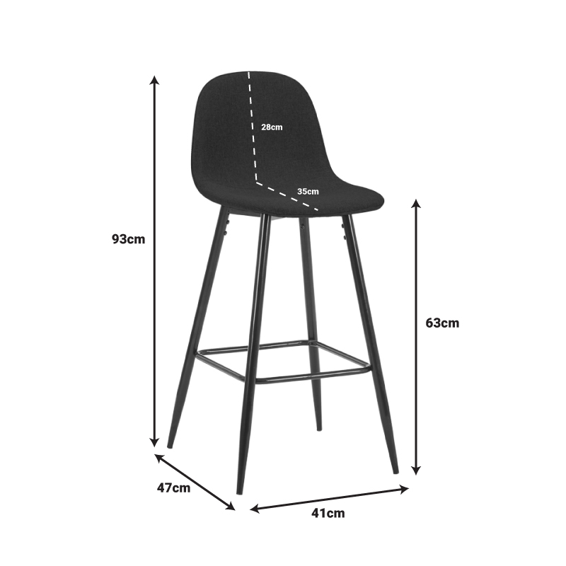 Stool Dimensions Medium Height Stool PRS-R0818: MEDIUM TABLE (20