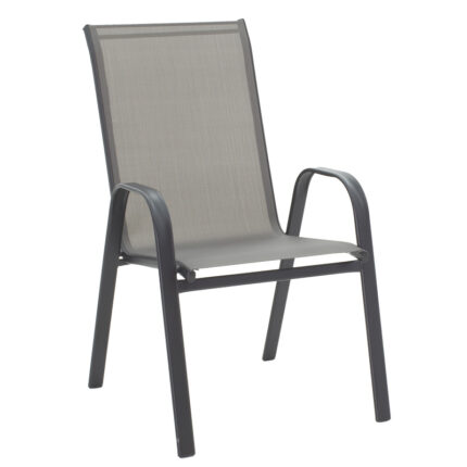 Albero-Calan pakoworld folding metal dining table in anthracite shade D60x70cm