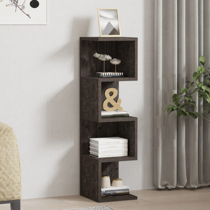 Floor-standing shelf Pratel pakoworld in dark walnut 25x27x95cm