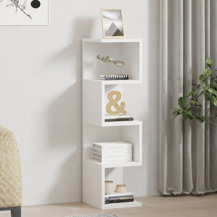 Floor-standing shelf Pratel pakoworld in white 25x27x95cm