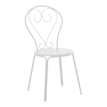 Watson-Chari pakoworld dining set 3pcs metal in white shade