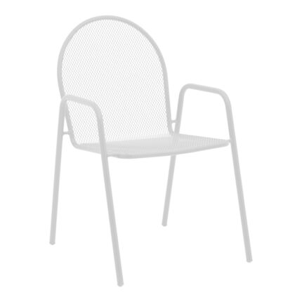 Vergo-Tarete pakoworld dining set 3pcs metal in white shade