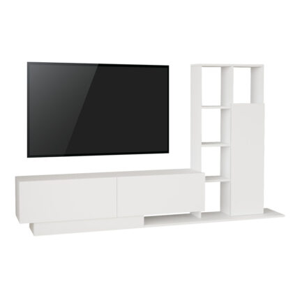 Damon pakoworld living room set in white 211.2x29.5x123.6cm