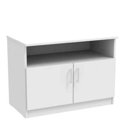 Galdow pakoworld low cabinet in white color 80x45x60cm