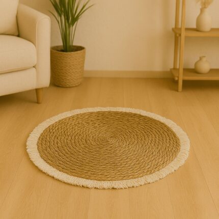 Carpet Derzie Inart natural rope D120x2cm