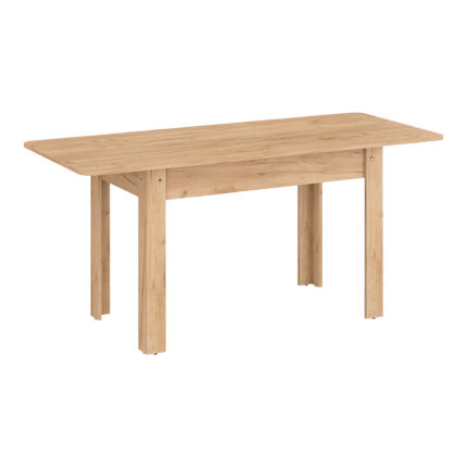 Dining table Quiin pakoworld expandable melamine in oak color 120-164x70x73.5cm