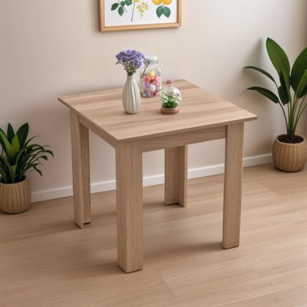 Table Manka I pakoworld in sonoma color 80x80x77cm