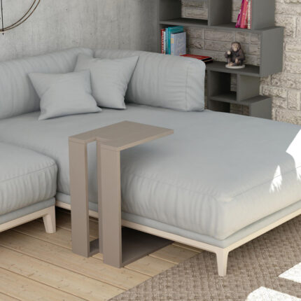 End table Muju pakoworld in mocha color 40x30x57cm