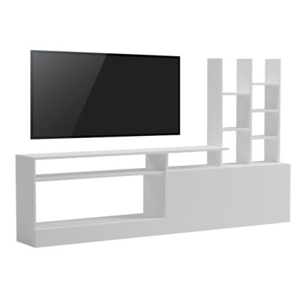 Seruno pakoworld TV unit in white 170x25x100cm
