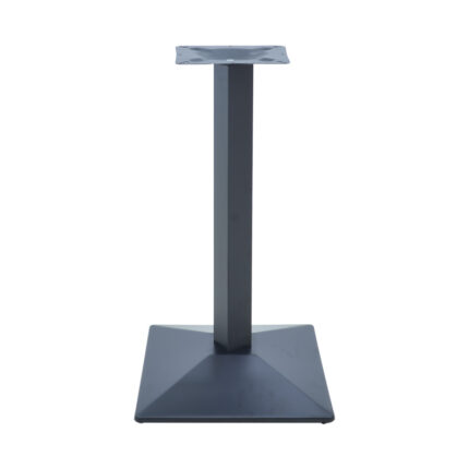 Ova I pakoworld metal table base in black shade 40x40x72cm