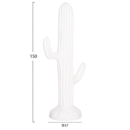 ΔΙΑΚΟΣΜΗΤΙΚΟΣ ΚΑΚΤΟΣ ΔΑΠΕΔΟΥ CACTUS HM4386.02L ΓΥΨΟΣ ΣΕ ΛΕΥΚΟ 63x37x150Υεκ.